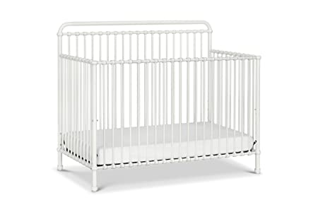 Million Dollar Baby Classic Winston 4-in-1 Convertible Iron Crib,  Washed White