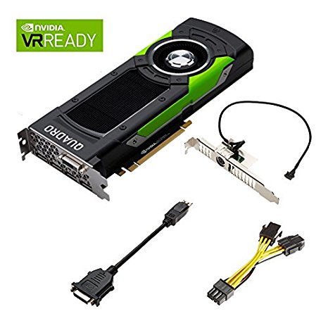 PNY NVIDIA Quadro P6000 VCQP6000-PB 24GB 384-bit GDDR5X PCI Video Cards