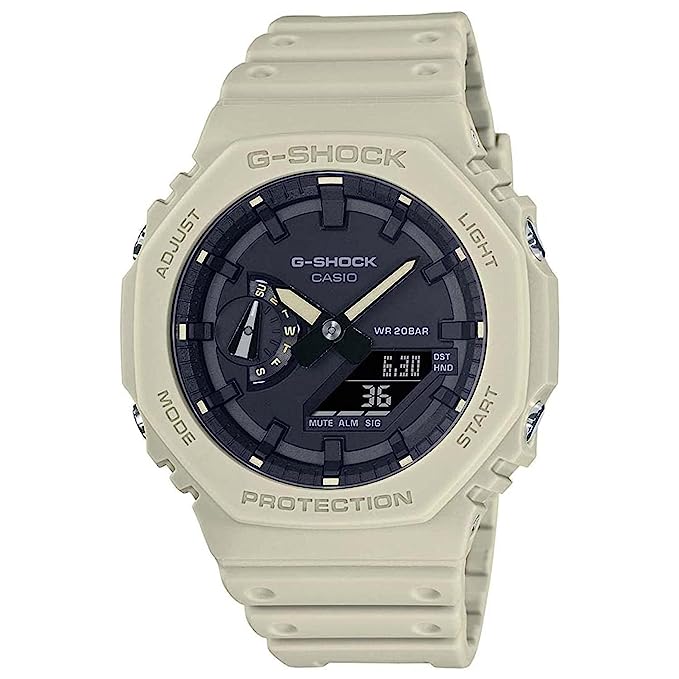 G Shock Analog-Digital Black Dial Men's Watch-GA-2100-5ADR