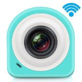Sumsonic COCA Mini HD 1080p Action Video Camera with WI-FI App Smart Remote MagneticSticky Mounting Blue