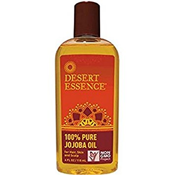Desert Essence 100% Pure Jojoba Oil, 4-Ounce, Bottle
