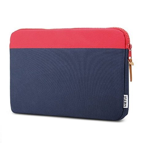 GMYLE Sleeve Duo for MacBook Pro Air Retina 13 - Red & Navy Blue Soft Sleeve Bag Case Cover
