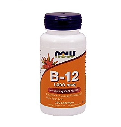 NOW Foods B-12 1000mcg  250 Lozenges