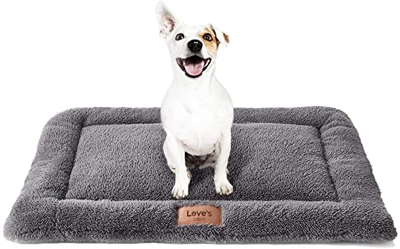 Love's cabin Self Warming Dog Crate Pad - 30/35/41 Dog Beds for Large Medium Small Dogs and Cats Pets Washable Dog Crate Mat & Dog Kennel Pad