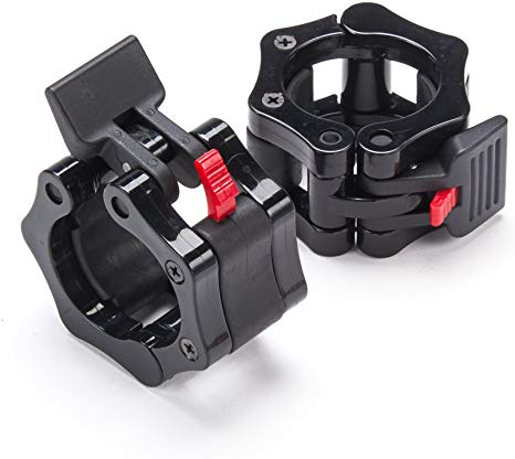 Black Mountain Products Quick Release Barbell Clamps for 2" Olympic Bars