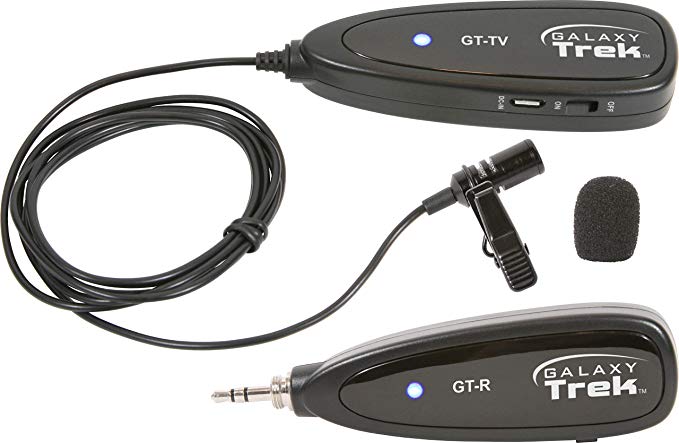 Galaxy Audio Trek GT-V Portable Wireless Leavlier Microphone System