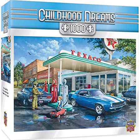 MasterPieces Childhood Dreams Jigsaw Puzzle, Pop's Quick Stop, Featuring Art by Dan Hatala, 1000 Pieces