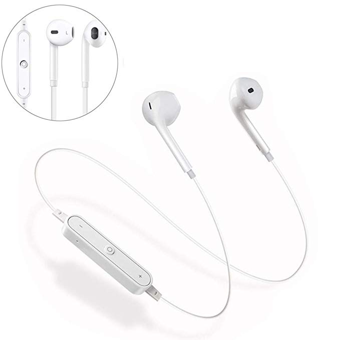 Bluetooth Sports Headphones, Upgrade S6 Bluetooth Headset, Bluetooth 4.1 Headset and Microphone Sports Stereo Headset, widely Used in Smartphones