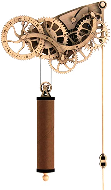 Mechanical Wooden Clock Kit