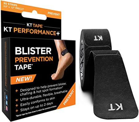 KT Tape KT Performance  Blister Prevention Tape, Designed for Athletes, Breathable, Durable, Conforming, Precut 3.5 Inch Strips