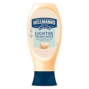 Hellmann's Lighter Than Light Mayonnaise Squeeze Bottle, 430ml