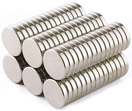 FINDMAG 30pcs Refrigerator Magnets Office Magnets Whiteboard Magnets Fridge Magnets, DIY Small Multi-Use Round Magnets, Premium Brushed Nickel Pawn Style Magnetic Push Pins