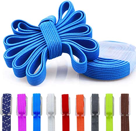 DB No Tie Shoelace Elastic shoelace stretch shoe strings One Size Fits All Adult and Kids