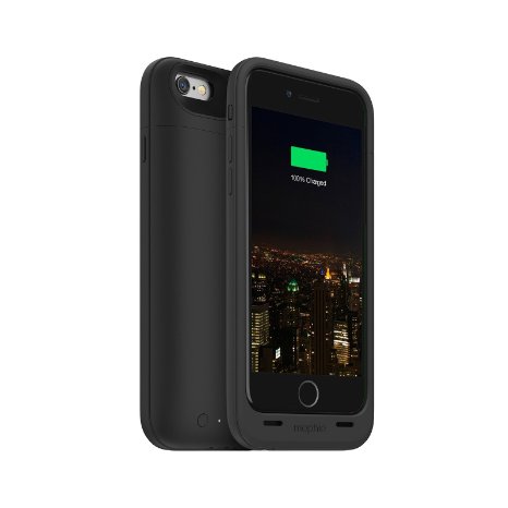 Mophie Juice Pack Plus - Protective Mobile Battery Pack Case for iPhone 6/6s - Black (Certified Refurbished)