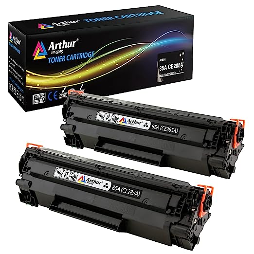 Arthur Imaging Compatible Toner Cartridge Replacement for Hewlett Packard CE285A HP 85A Black 1-Pack