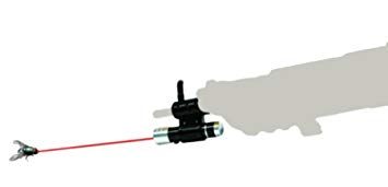 Fury Strike Salt Gun Laser Sight – Laser Beam and Flashlight Accessory for Bug a Salt Gun 2.0 – Fly and Insect Eradication Gun Add-On