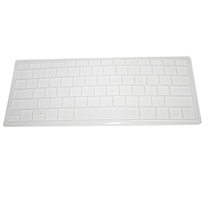 HDE Silicone Rubber Keyboard Skin Cover for Macbook Air 13 and MacBook Pro 13 Retina (Clear)