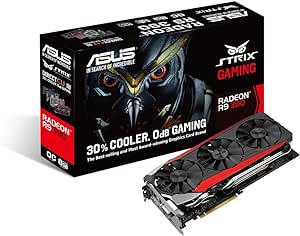 ASUS STRIX Radeon R9 390 Overclocked 8 GB DDR5 512-bit DisplayPort HDMI 1.4a DVI-I Gaming Graphics Card