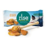 Rise Bar Gluten-Free High-Protein Bars Almond Honey 12-Count