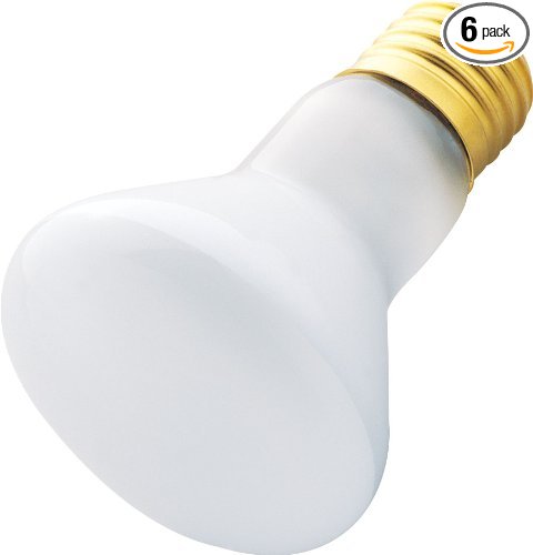 Westinghouse 0370000, 45w, 120v Frosted Incand R20 Light Bulb, 2000 Hour 380 Lumen , 6-Pack