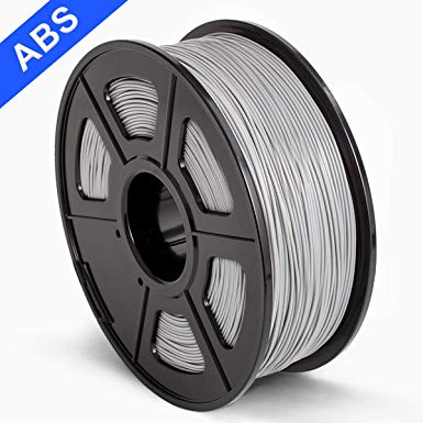 SUNLU 3D Printer Filament ABS, 1.75mm ABS 3D Printer Filament, 3D Printing Filament ABS for 3D Printer, 1kg, Grey