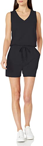 Amazon Essentials Women's Standard Studio Terry Fleece Romper