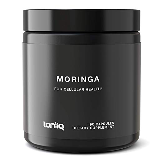 Ultra High Strength Moringa Powder Capsules - 10,000mg 10x Concentrated Extract - The Strongest Moringa Oleifera Supplement Available - 90 Veggie Capsules