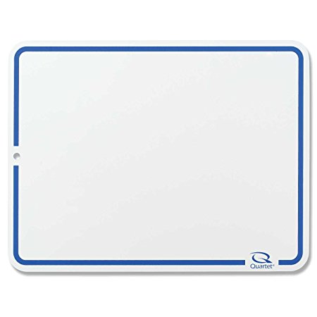 Quartet Dry Erase Lap Board, 9" x 12", Education / Student, includes Quartet Low Odor Dry Erase Marker (B12-900962A)