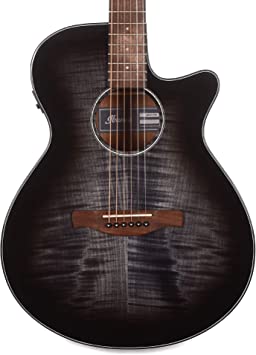 Ibanez AEG70 Acoustic Transparent Charcoal Burst High Gloss