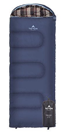 TETON Sports Celsius Junior for Kids -7C/ 20F Sleeping Bag; Free Stuff Sack Included