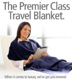 Travelrest 4-in1 Premier Class Poncho Travel Blanket with Pocket - Cover Shoulders - Soft and Luxurious