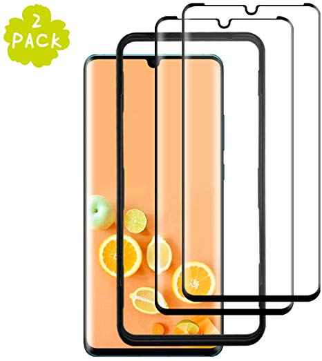 LQLY P30 Pro Screen Protector (2 Pack) with Alignment Frame, [Ultra Clear] [9H Hardness] [Easy-install] Tempered Glass for Huawei P30 Pro