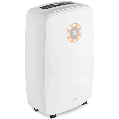 VonHaus 20L Dehumidifier – Portable Purification System – Air Treatment – Extracts Damp & Moisture – For Spaces Up To 35m² – Ideal For Garages, Offices, Workshops & Homes