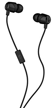 Skullcandy S2DUL-J448 In-Ear Headphones with Mic (Black/Black)