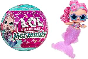 LOL Surprise Mermaids Tots with Color Change Tail, Make A Mermaid Tail, 8 Dolls to Collect, Fashion Accessories, Great Gift for Kids Ages 4