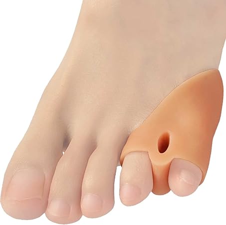 Chiroplax Tailor's Bunion Corrector Pads Bunionette Pain Relief Pinky Toe Separator Cushion Splint Protector Shield Spacer Cover Guard (4 Pads, Shims - Size Regular)