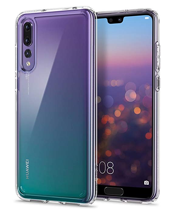 Huawei P20 Pro Case Spigen Ultra Hybrid - Air Cushion Technology and Clear Hybrid Drop Protection for Huawei P20 Pro (2018) - Crystal Clear