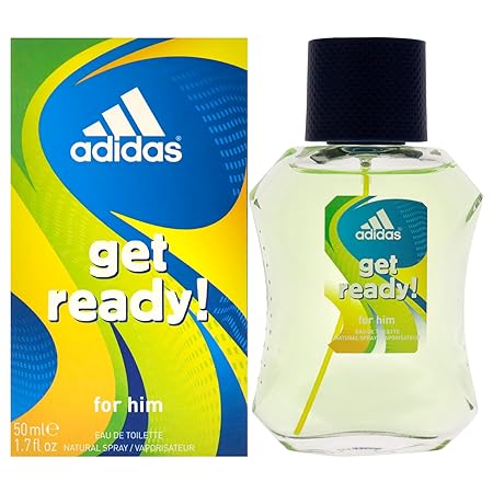 Adidas Fragrance Get Ready for Him Colognes, 1.7 Fluid Ounce