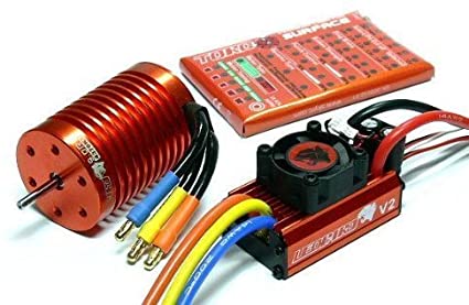 LEOPARD SKYRC 4370KV 9T Brushless Motor & 60A ESC Speed Controller Combo ME720 with RCECHO Full Version Apps Edition