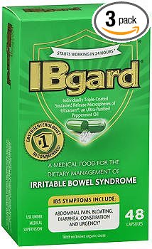 IBgard Irritable Bowel Syndrome Capsules - 48 ct, Pack of 3