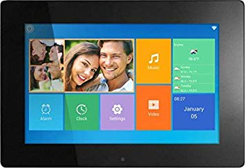 Aluratek 10" Wi-Fi Digital Photo Frame with Touchscreen Display & 16GB Built-In Memory (AWS10F)
