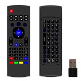 Vigica Mx3-M Multifunction 24ghz Air Mouse Mini Wireless Keyboard Infrared Remote Control 3 gyro 3 gsensor Voice Switch for Xbmc for Android TV Box IPTV HTPC Mini PC Windows Mac OS Lilux PCTV