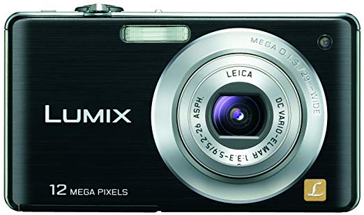 Panasonic Lumix DMC-FS15 12MP Digital Camera with 5x MEGA Optical Image Stabilized Zoom and 2.7 inch LCD (Black)