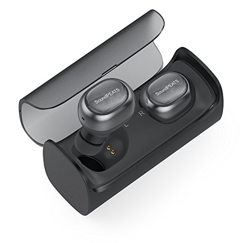 SoundPEATS Wireless Earbuds Truly Wireless Stereo Bluetooth V4.1 Headphones In-ear Earphones Headsets with Mic/Magnetic Charging Box