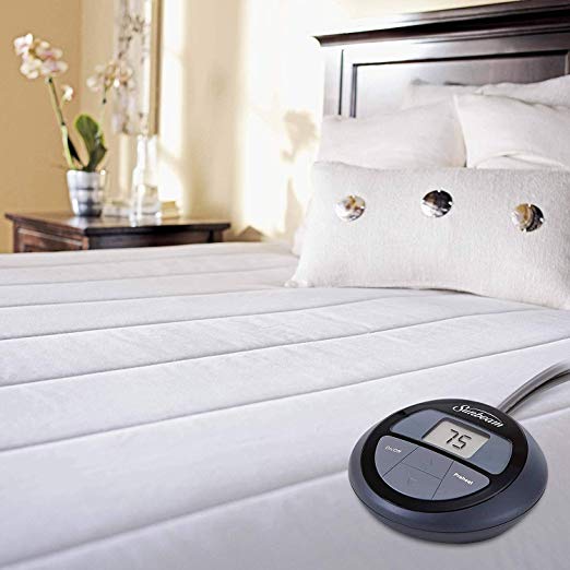 Sunbeam Warming Heated Electric Dual Control Mattress Pad, Size: KING