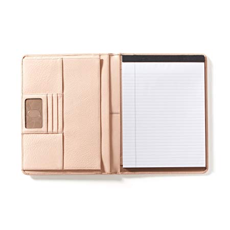 Leatherology Deluxe Portfolio - Full Grain Leather Leather - Rose (Pink)