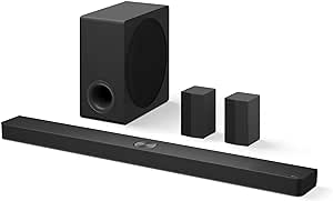 LG S90TR, 7.1.3 ch. Dolby Atmos Soundbar with Wireless Subwoofer and Rear Speaker Included, TV Synergy, Wow Orchestra, Wow Interface, WOWCAST Built-in (2024 New Model)