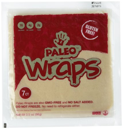 Julian Bakery Paleo Wraps Gluten Free Coconut Wraps 7 Count