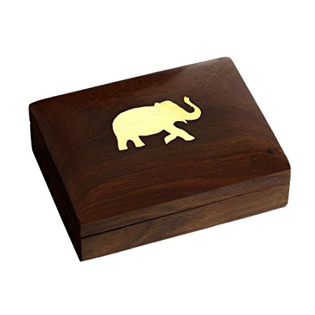 Cigarette Holder Case Wood Box Indian Decor by ShalinIndia