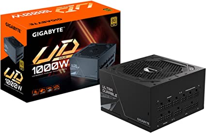 GIGABYTE GP-UD1000GM 1000W 80 Plus Gold Certified Fully Modular Power Supply